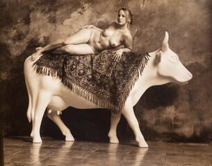 Veronika on Cow