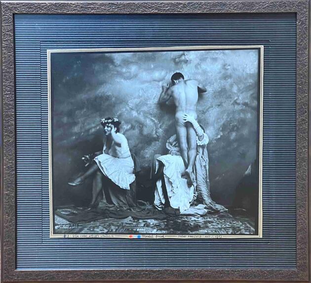 In Artist s studio w