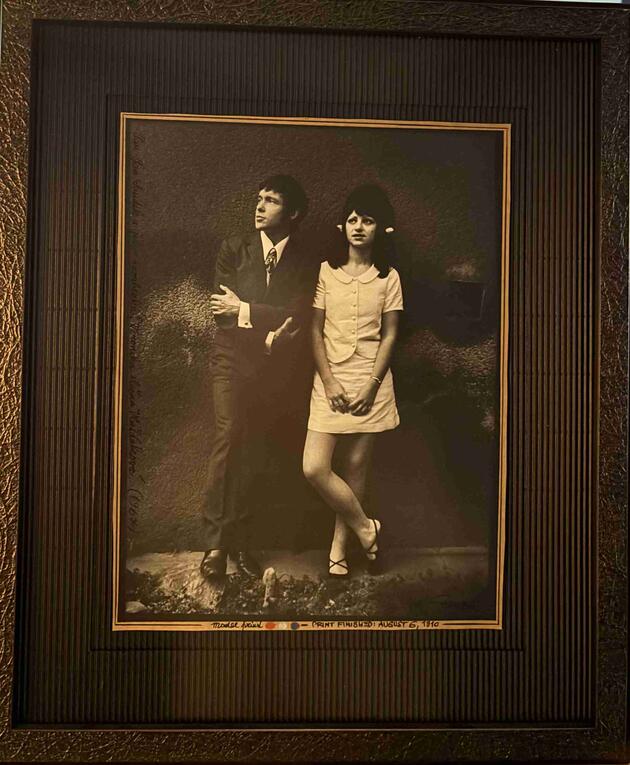 Young couple silver w