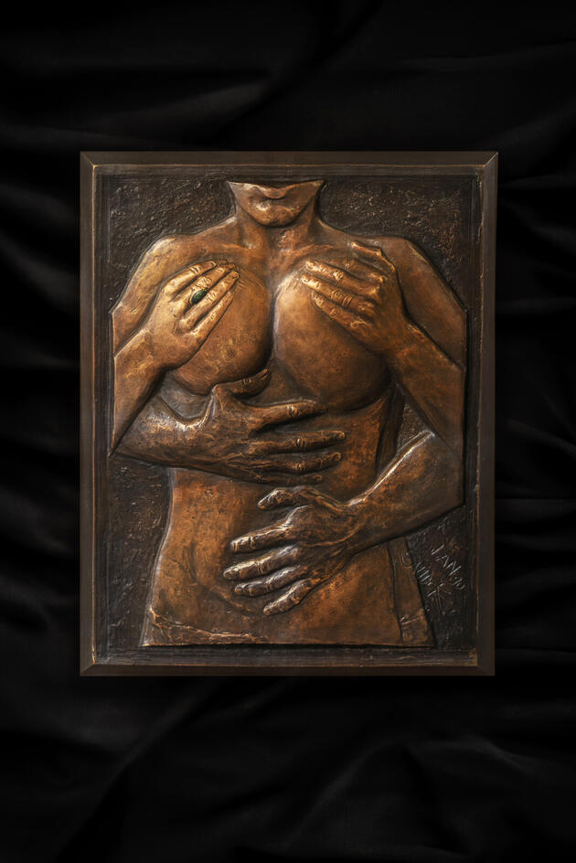 Kolorovaný reliéf Ach, ta 60. léta