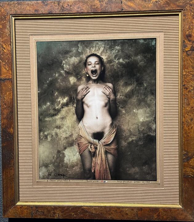 Česká dívka pěje