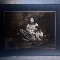 Olga with two or her five children (1)